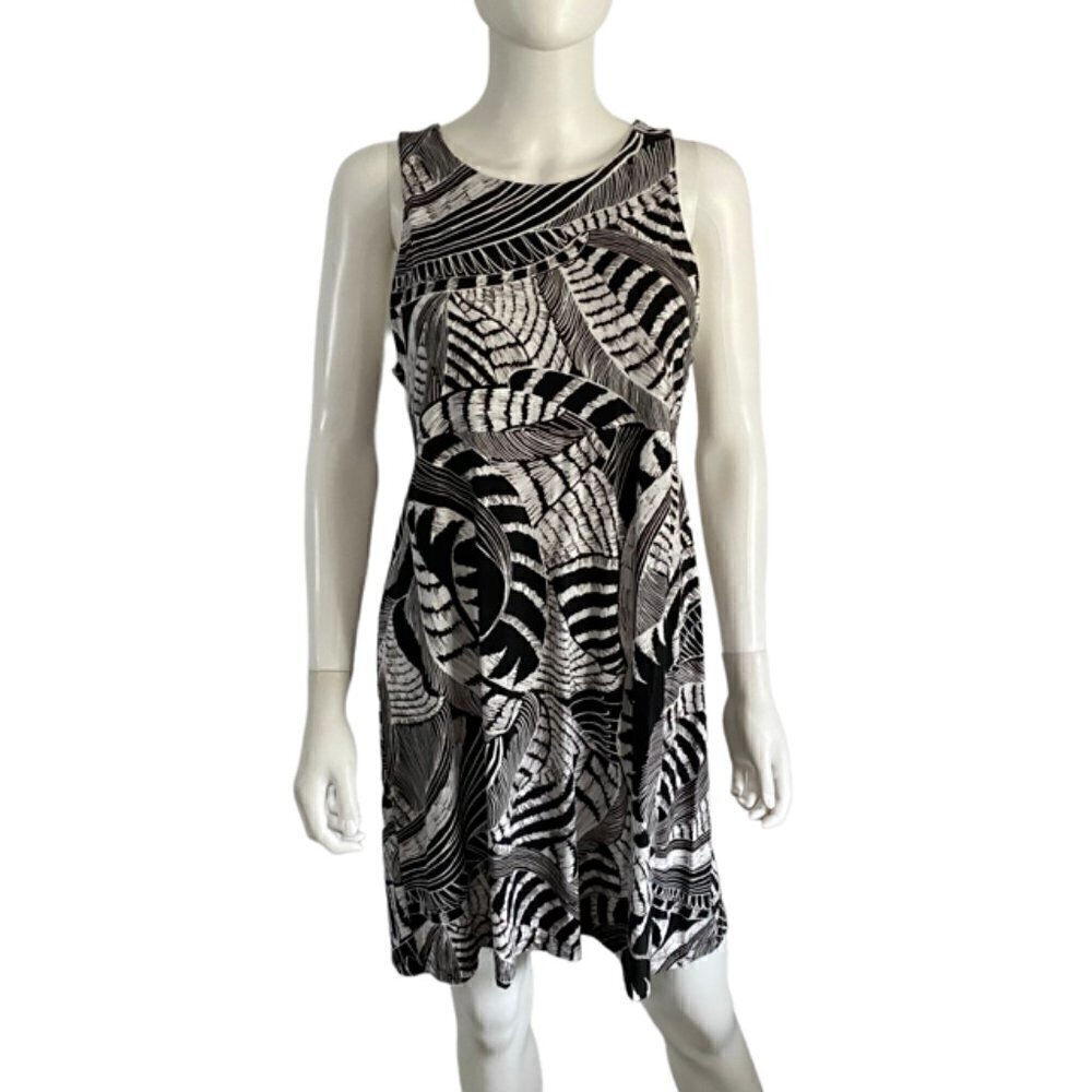 Athleta Santorini High Neck Zuma Print Sleeveless Dress LP